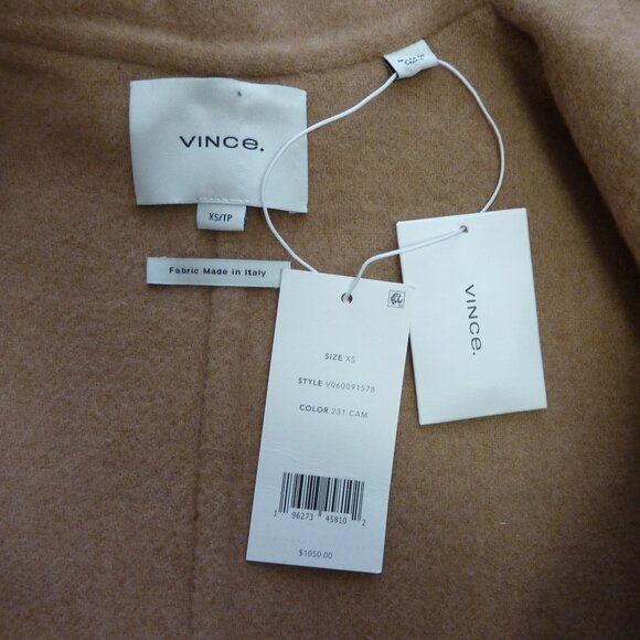 Vince Lofty Italian Wool-Blend Belted Long Coat - Picture 15 of 15